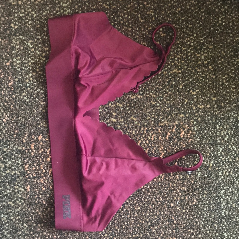 Maroon bra